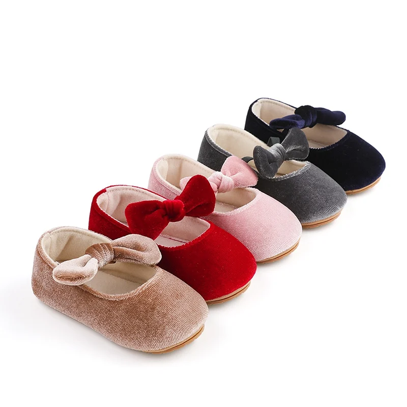 Scarpe Per Neonati Scarpe Da Bambina Per Neonato Scarpe Da Bambina Classiche Con Suola In Gomma Bowknot Scarpe Eleganti Antiscivolo Scarpe Da Culla Pe