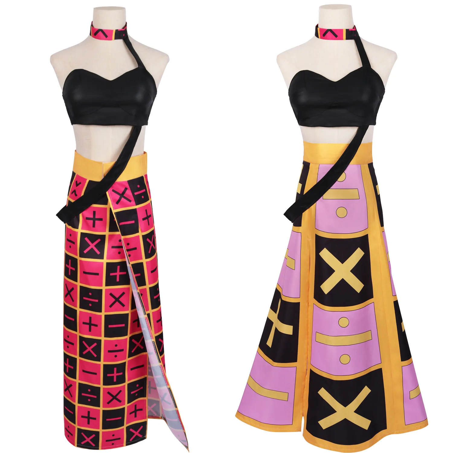 Jojojojo'S Wonderful Adventure Cos Suit Striscia Vuota Xu Lun Te Ri Xiu Na Ji Kana Lan Jia Vestito Cosplay