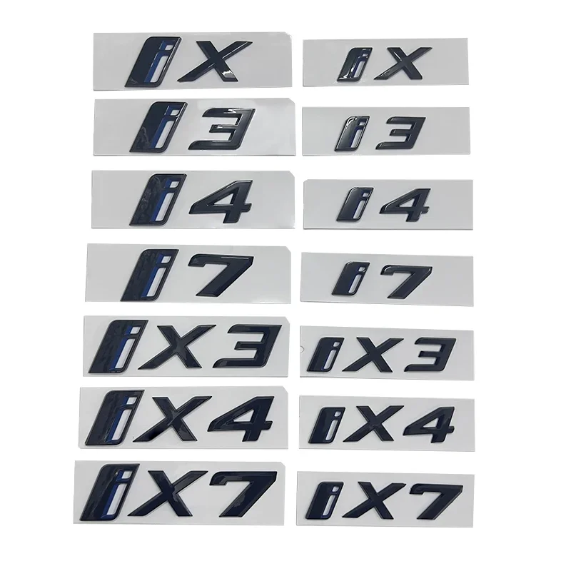 Per Bmw I3 Etichetta Posteriore Ix4 Etichetta Digitale Ix3 Lettera Etichetta Ix7 Posteriore Edrive A Quattro Ruote Motrici Modifica Lato