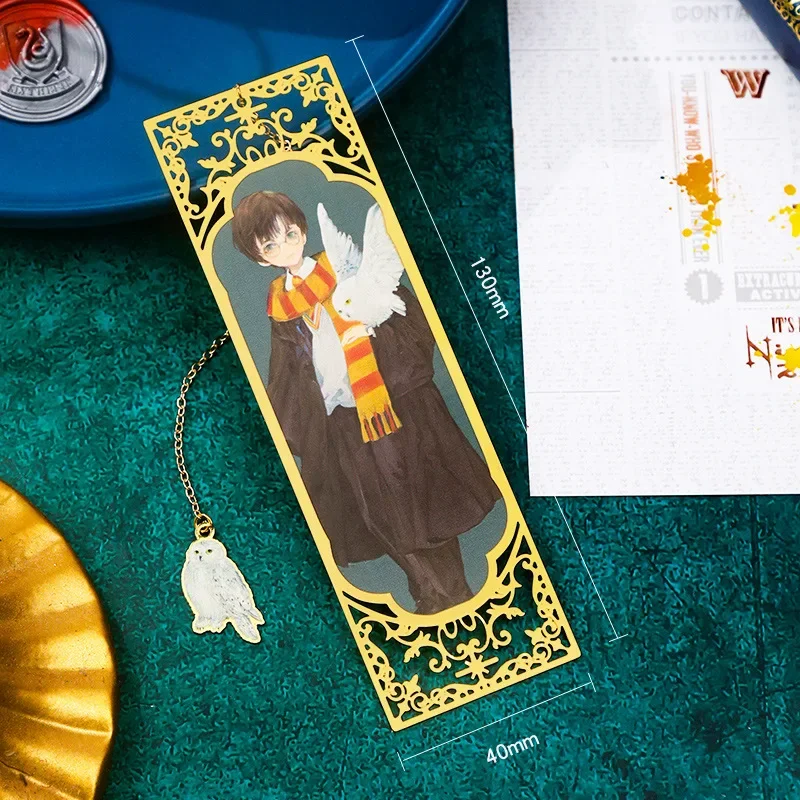 Genuino Hogwarts Segnalibro Magic School Of Stregoneria E Wizardry Hermiones Rons Segnalibri Per Libri Marks Nook Cancelleria Regalo