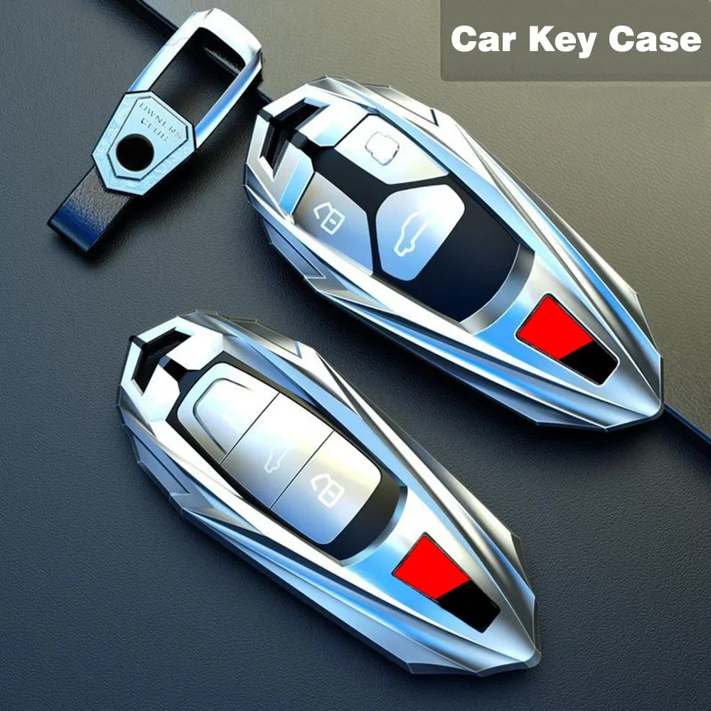 Nueva Funda De Aleaciacia De Zinc Para Llave De Coche Para Audi A3 A4 B9 A6 C8 A7 S7 4K A8 D5 S8 Q7 Q8 Sq8 E-Tron