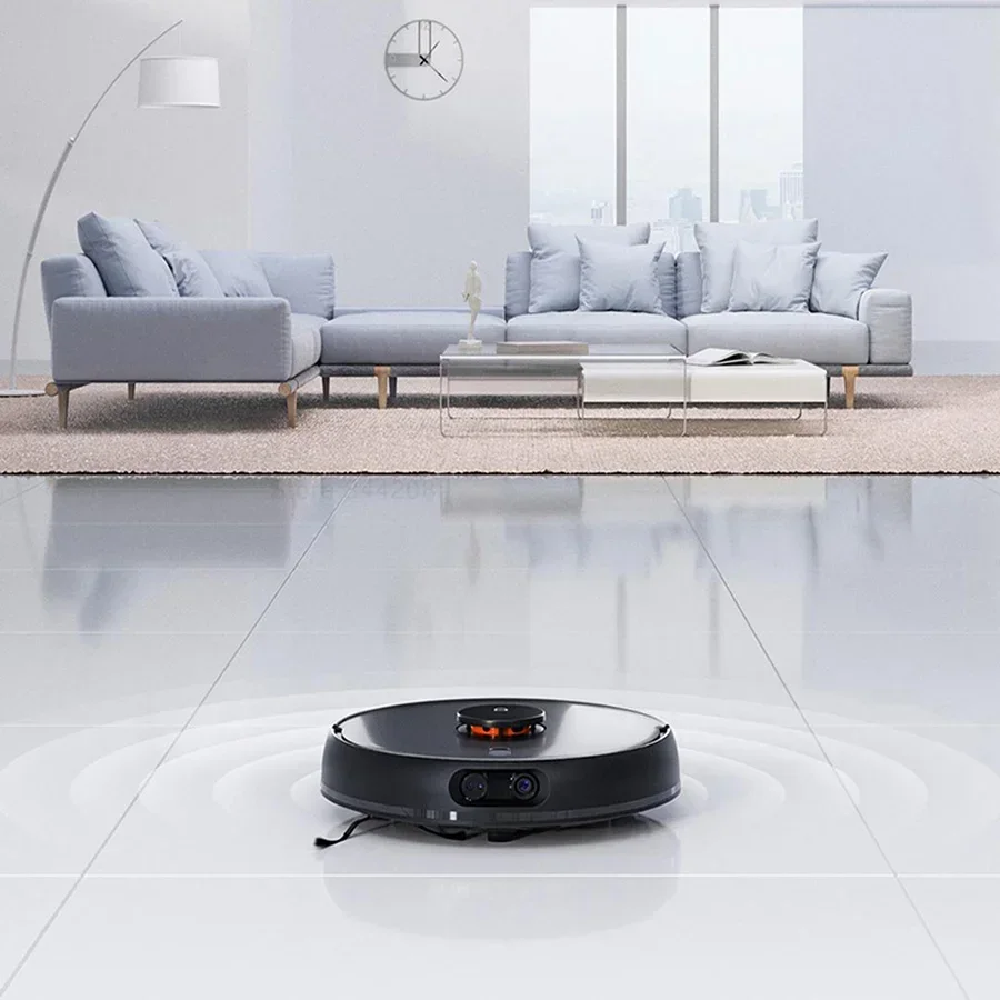 Xiaomi Mijia-Aspirateur Robot Mop 2 Pro, Balayage Et Traile Née Intesgrys, 4000Pa, Navigazione Laser Lds, Carte Intelligente