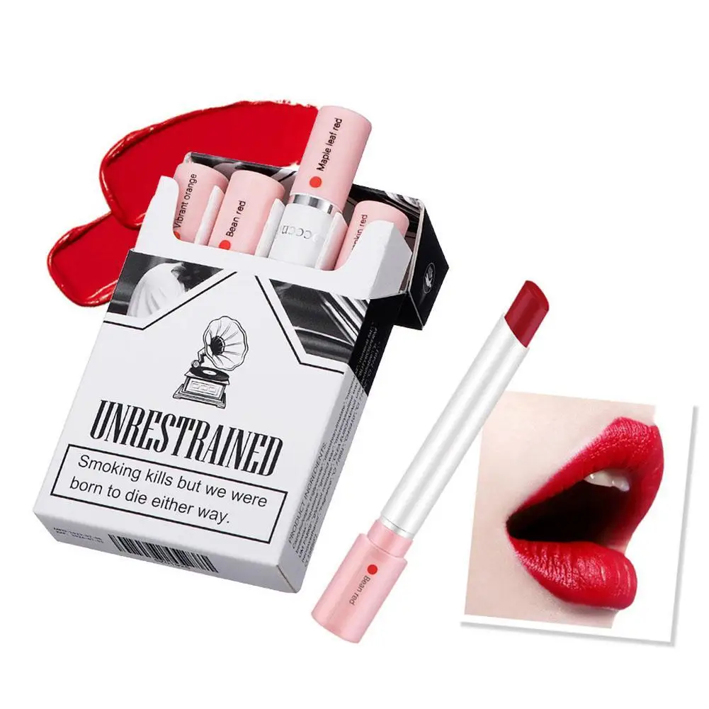 4Set Rossetto Matte Lip Stick 24 Ore Impermeabile Pintalabios Permanente Larga Duracion Labiales Mate Envio Gratis Maquiagem