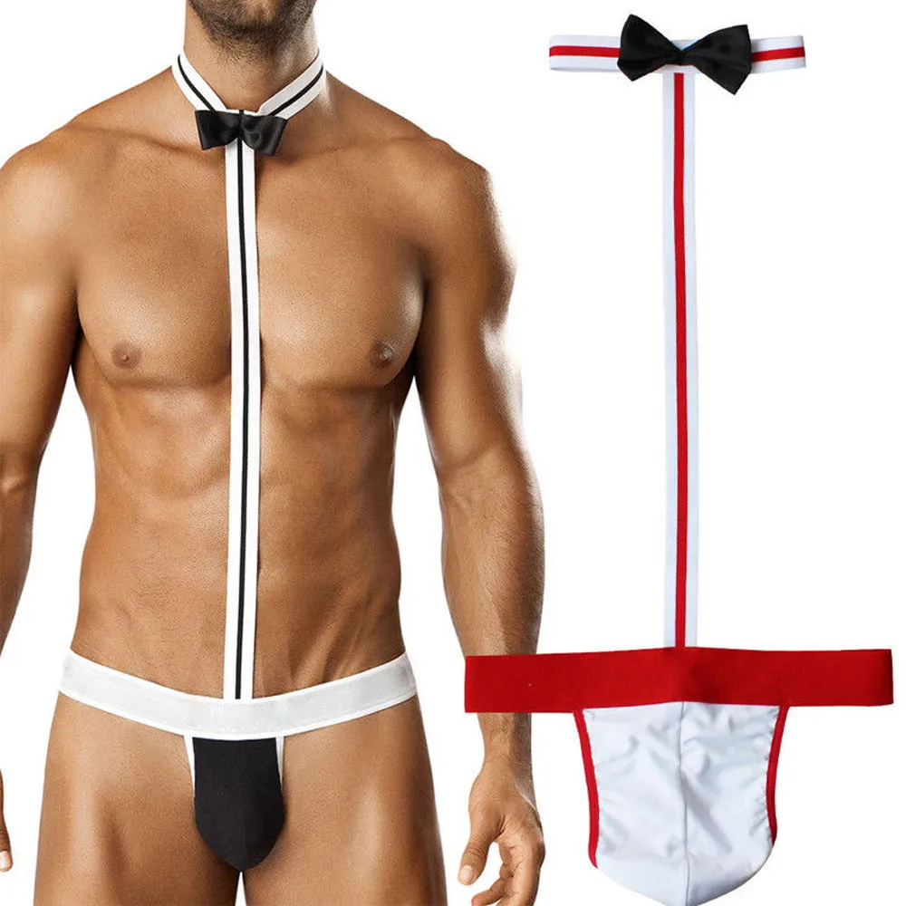 2023 Uomo Erotico Sexy Strap G-String Men'S Sexy Borat Mankini Costume Biancheria Intima Maschile Sesso Cinturino A Vita Bassa Gay Thongs Sm Mankini