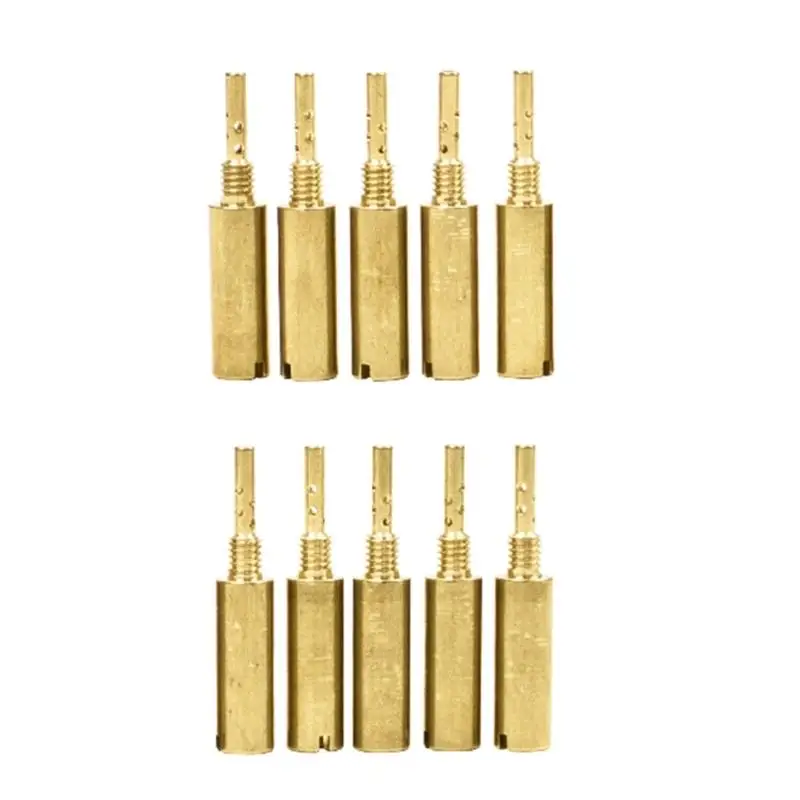 10X Jet Pilota Carburatore In Ottone Per Per N424-22 Jet Pilota Lento Per Carburatore #30-55 Jet Pilota Sostitutivo