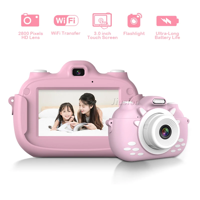 Bambini Digital Video Mini Macchina Fotografica Di Wifi Fotocamera 3 Pollici Display Giocattoli Foto Camcorder Kinder Fotografia Kamera Per I Bambini 