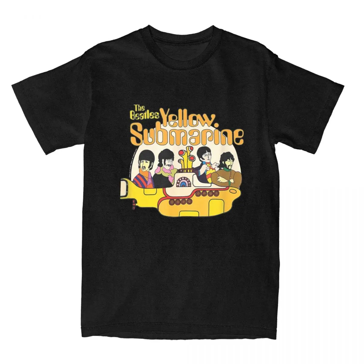 Band The Beatle Live In Yellow For Men Women T-Shirt Accessori T-Shirt Vintage T-Shirt 100% Cotone Graphic Printed Clothes