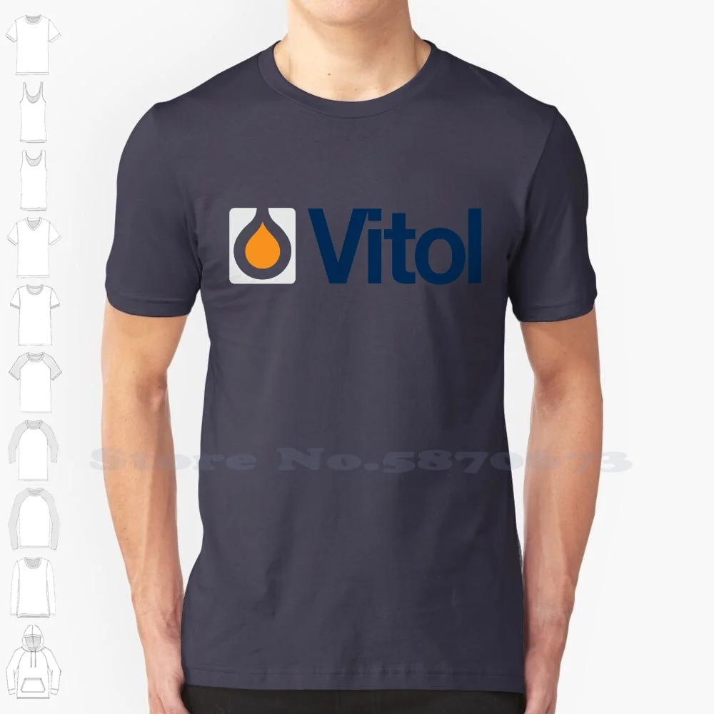 Vitol Logo Abbigliamento Unisex 100% Cotone Streetwear Stampato Logo Del Marchio T-Shirt Grafica Tee