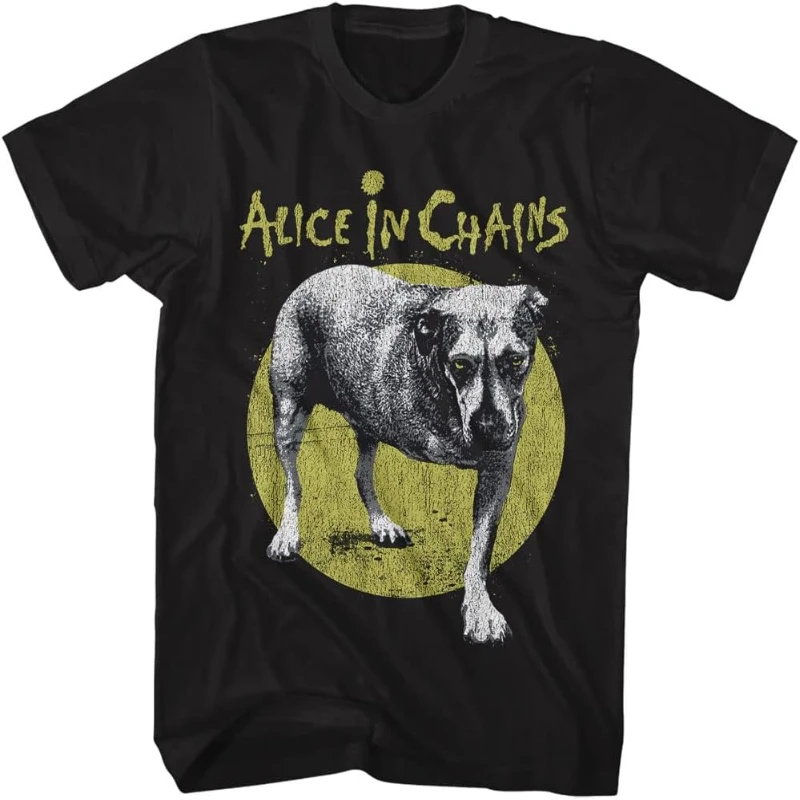Alice In Chains T Shirt Self Titled Album Cover Magliette A Maniche Corte Da Uomo Magliette Grafiche Musicali Anni '90