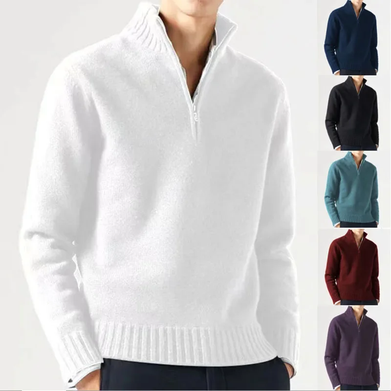 2023 Nuovo Autunno E Inverno Maglione Caldo Lavorato A Maglia Di Lana Da Uomo Addensato Lavorato A Maglia Da Uomo