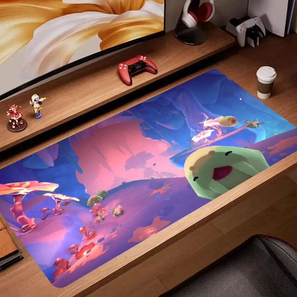 Cute Indie Adventure Game Slime Rancher 2 Mouse Pad Computer Mouse Pad Pc Gaming Gaming Mousepad Waterproof Pu Leather Mouse Gaming Accessories Mat Ga