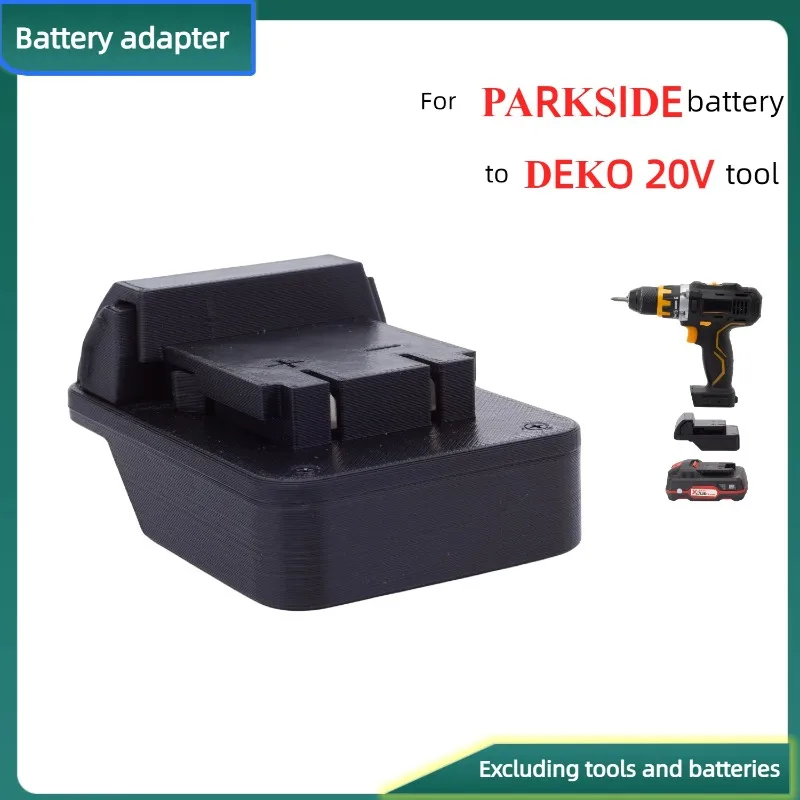 Per Convertitore Batteria Al Litio Parkside 20V A Adattatore Per Trapano A Batteria Deko 20V (Solo Adattatore)