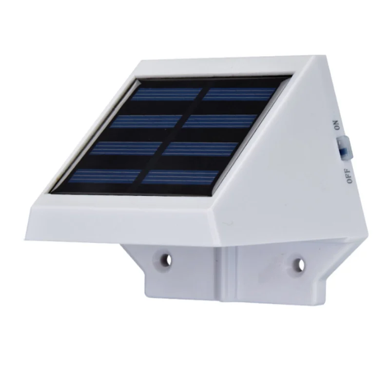 Commercio All'Ingrosso Outdoor Garden Landscape Yard Lamp 4Led Solar Lights Lampadina Per Porta Impermeabile Night Security Wall Light Bright Wireless