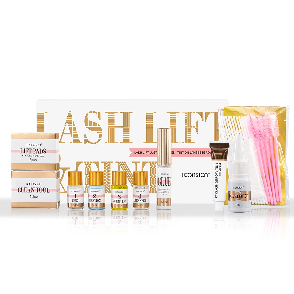 Iconsign Lash Lift And Tint Kit Kit Permanente Per Ciglia Professionale 2 In 1 Ciglia Tint Brow Lashes Tint Brow Dye Eyes Strumenti Per Il Trucco
