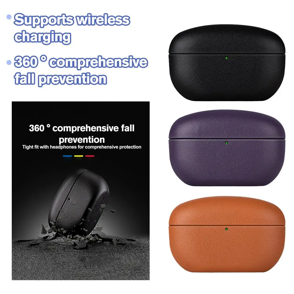 Per Il Wf-1000Xm5 Di Lusso In Pelle Fatta A Mano Wf Cover Auricolare Bluetooth 1000 Xm5 M8M8
