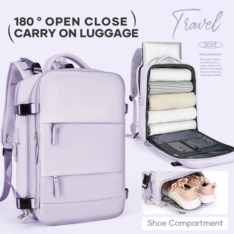 Zaini 40X30X20 Borsa Per Aereo, Cabina Zaino Da Viaggio Per Aereo, Zaino Da Viaggio Multifinonale, Zaino Da Donna, Borsa Per Laptop Casual, Giorno