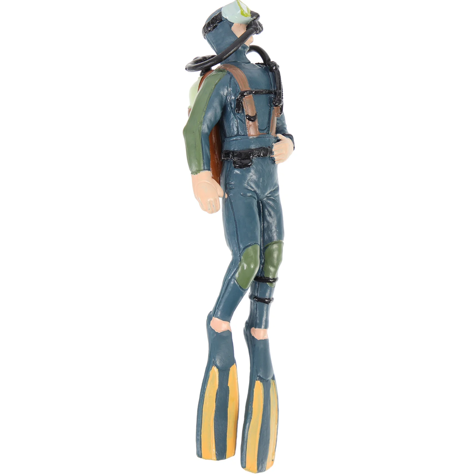Acquario Diver Statue Frogman Ornament Fish Tank Decoration Aquanaut Decor Fish Tank Supply