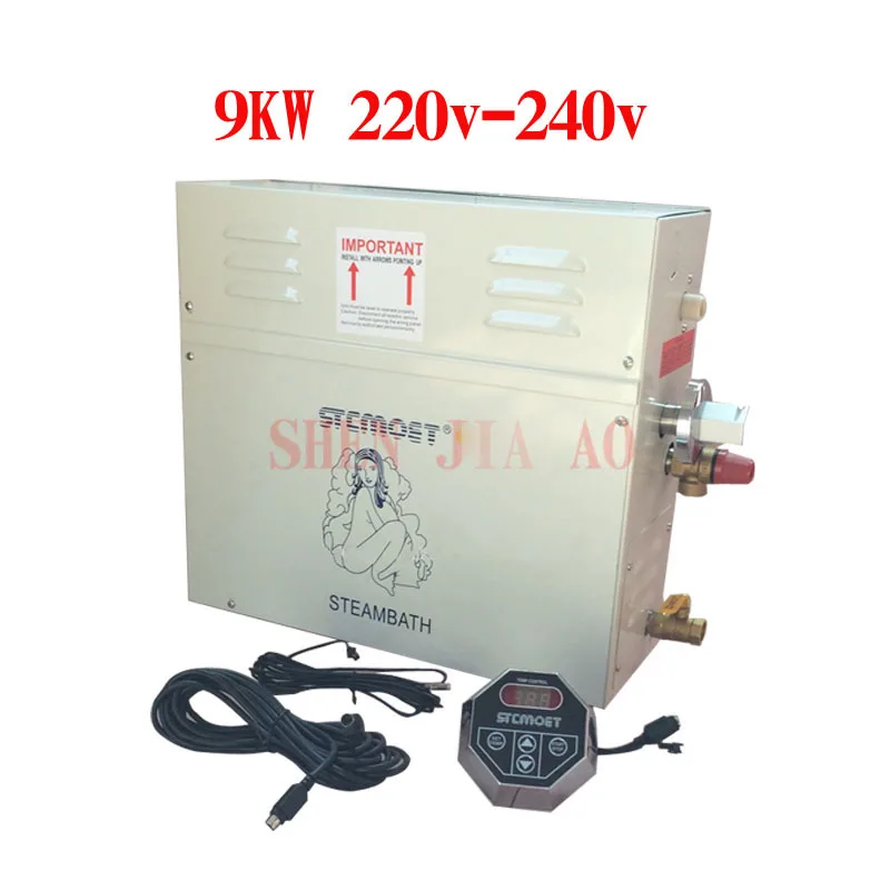 9Kw Steam Generator 220V/380V Electric Steam Machine Sauna Bath Spa Steam Showerroom Steaming Machine St-90