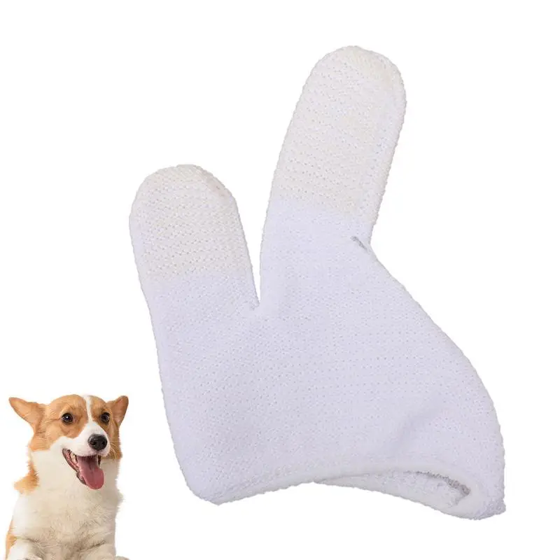 Pulizia Dei Denti Di Gatto Salviette Per Le Dita Animali Domestici Cura Orale Salviette Per La Pulizia Dei Denti Dell'Animale Domestico Salviette Riut