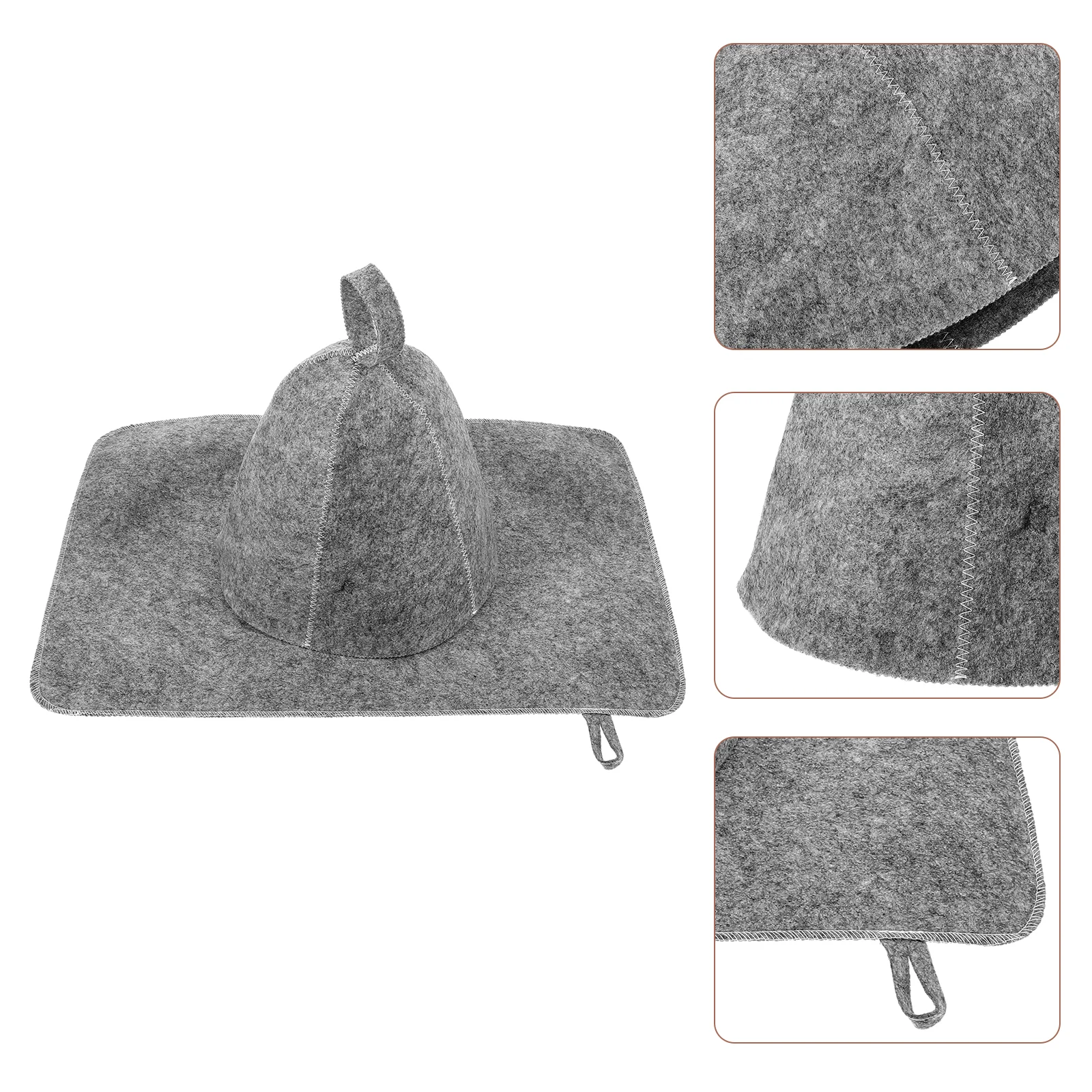 Comfort Sauna Cappello Portatile Sauna Pad Feltro Sauna Cappello Addensato Sauna Cappello Sauna Fornitura Sauna Per Sauna Indoor Home Daily
