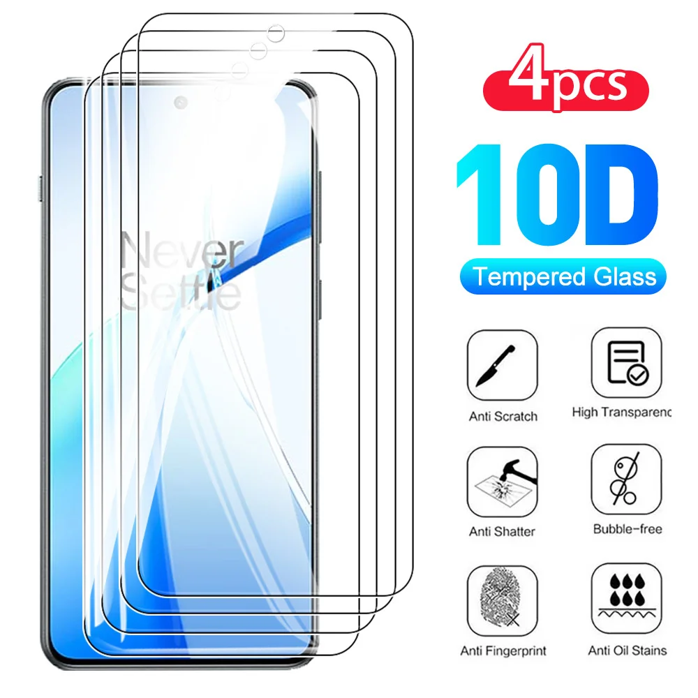 Custodia In Pellicola Temperata 4 Pezzi 9H Per Oneplus Nord Ce4 Vetro Di Protezione Per Oneplus Nord Ce4 One Plus Nord Ce 4 Protezione Dello Schermo D
