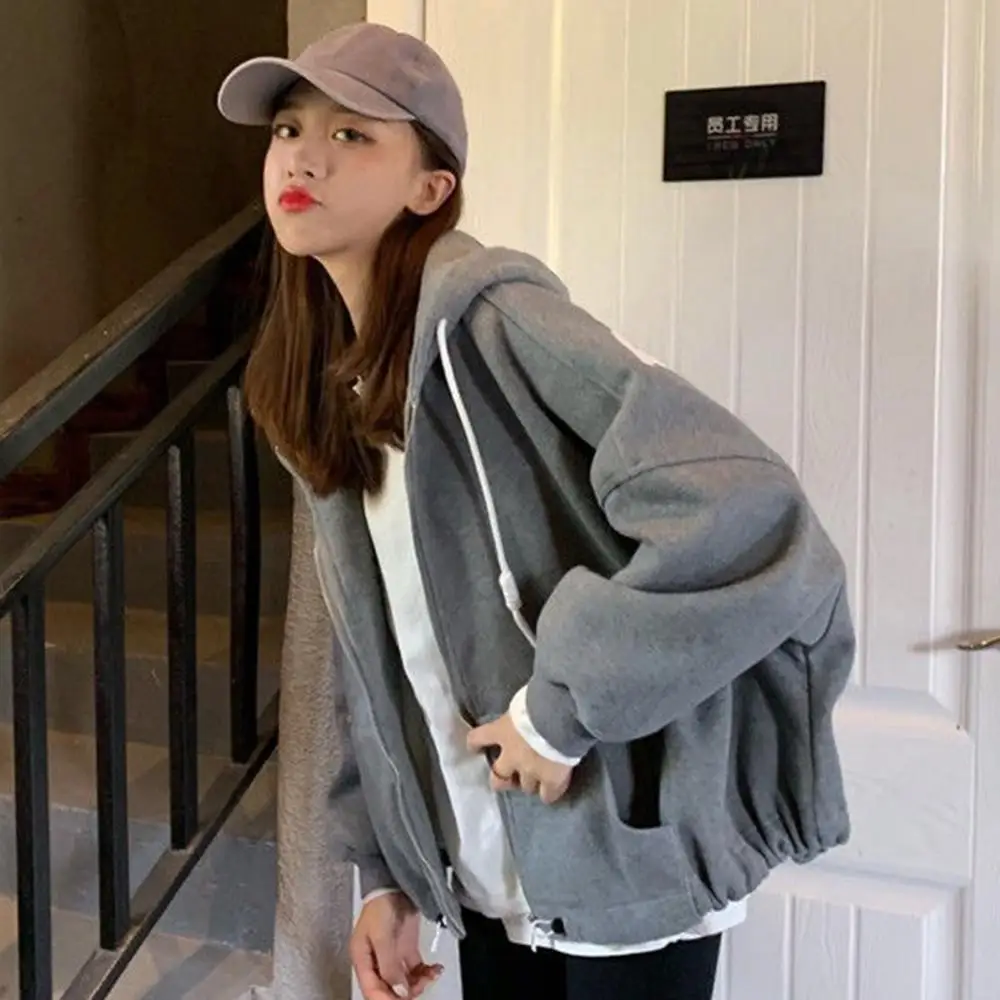 70% Dropshipping!! Giacca Da Donna Autunno Maniche Lunghe A Pipistrello Stampa Lettera Felpa Con Cappuccio Felpa Con Cappuccio Giacca Allentata