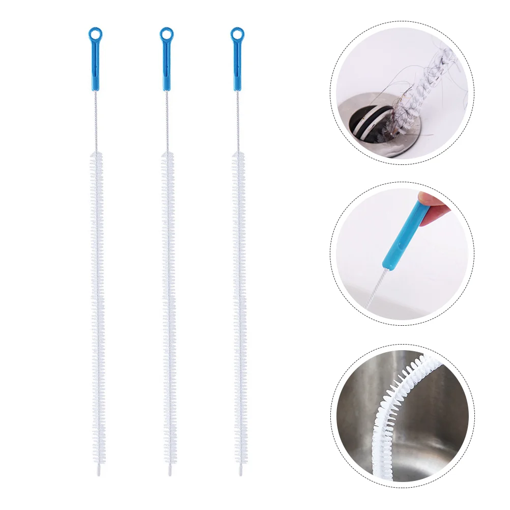 3 Pezzi Lavello Hair Remover Water Clog Drain Dredge Tools Detergente Per Wc
