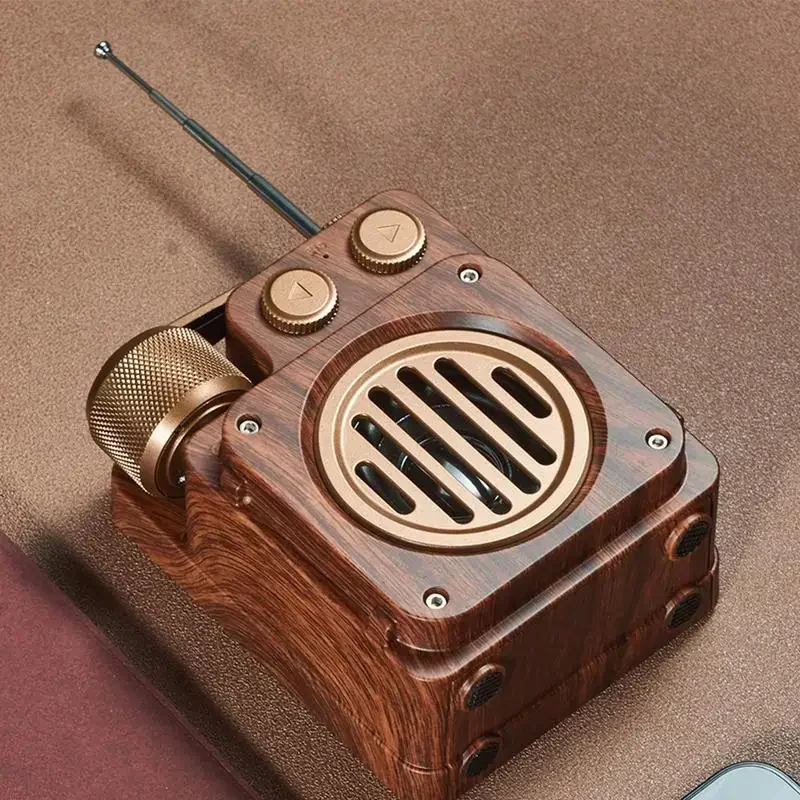 Altoparlante Vintage Blu-Wireless Radio Retrò Unico |