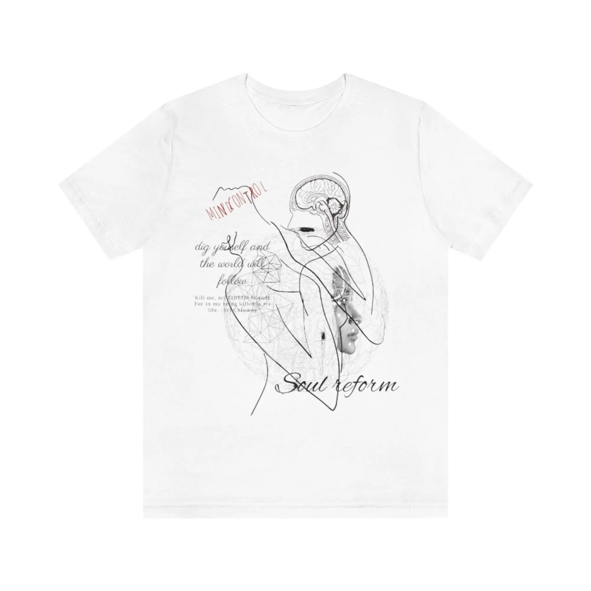Soul Reform Edgy T Shirt Spiritual Positive Affitmations Trippy Hippie Unique