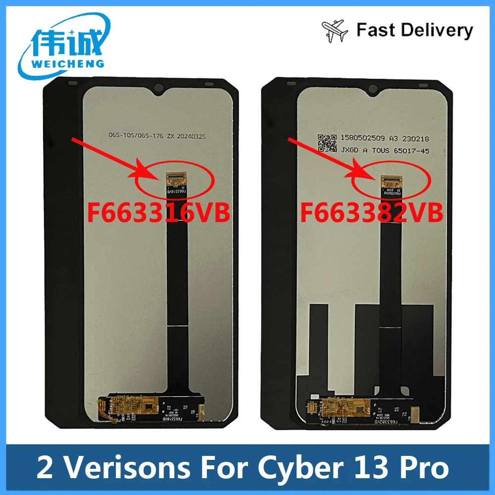 Per Hotwav Cyber 13 Pro F663316Vb Display Lcd + Touch Digitizer Assembly Hotwav Cyber 13 Pro 13Pro F663382Vb Sensore Display Lcd