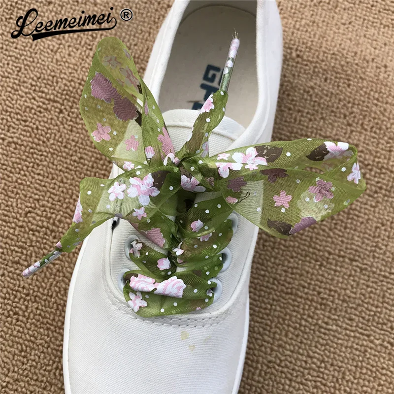 1 Paia Fiocco Di Neve Filato Nastro Di Raso Di Seta Piatto Lacci Delle Scarpe Lacci Per Le Scarpe Della Scarpa Da Tennis Strings Festa Di Natale Regal