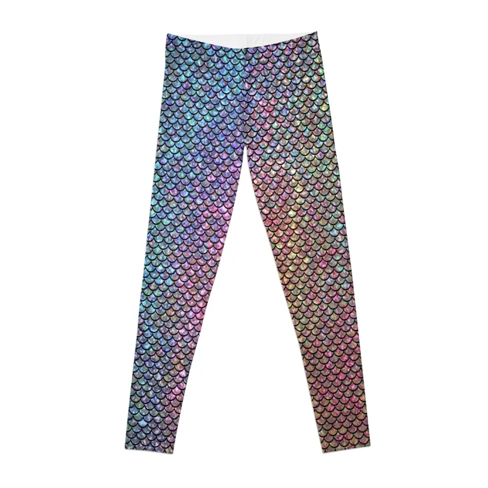 Rainbow Mermaid 2 Leggings Leggings Donna Push Up Leggings Per Ragazze