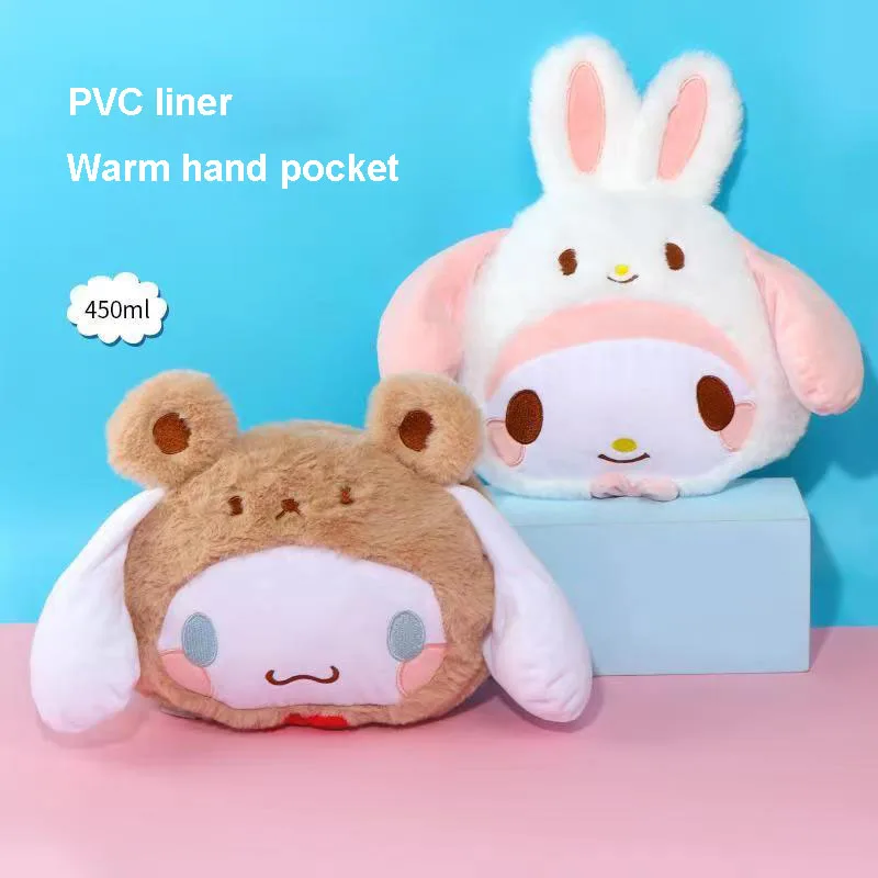 Borsa Messenger Sanrio Borsa Per Acqua Calda Cinnamoroll Melody Kuromi Kawaii Borsa Per Acqua Calda Tipo Di Iniezione D'Acqua Cartone Animato Diagonal