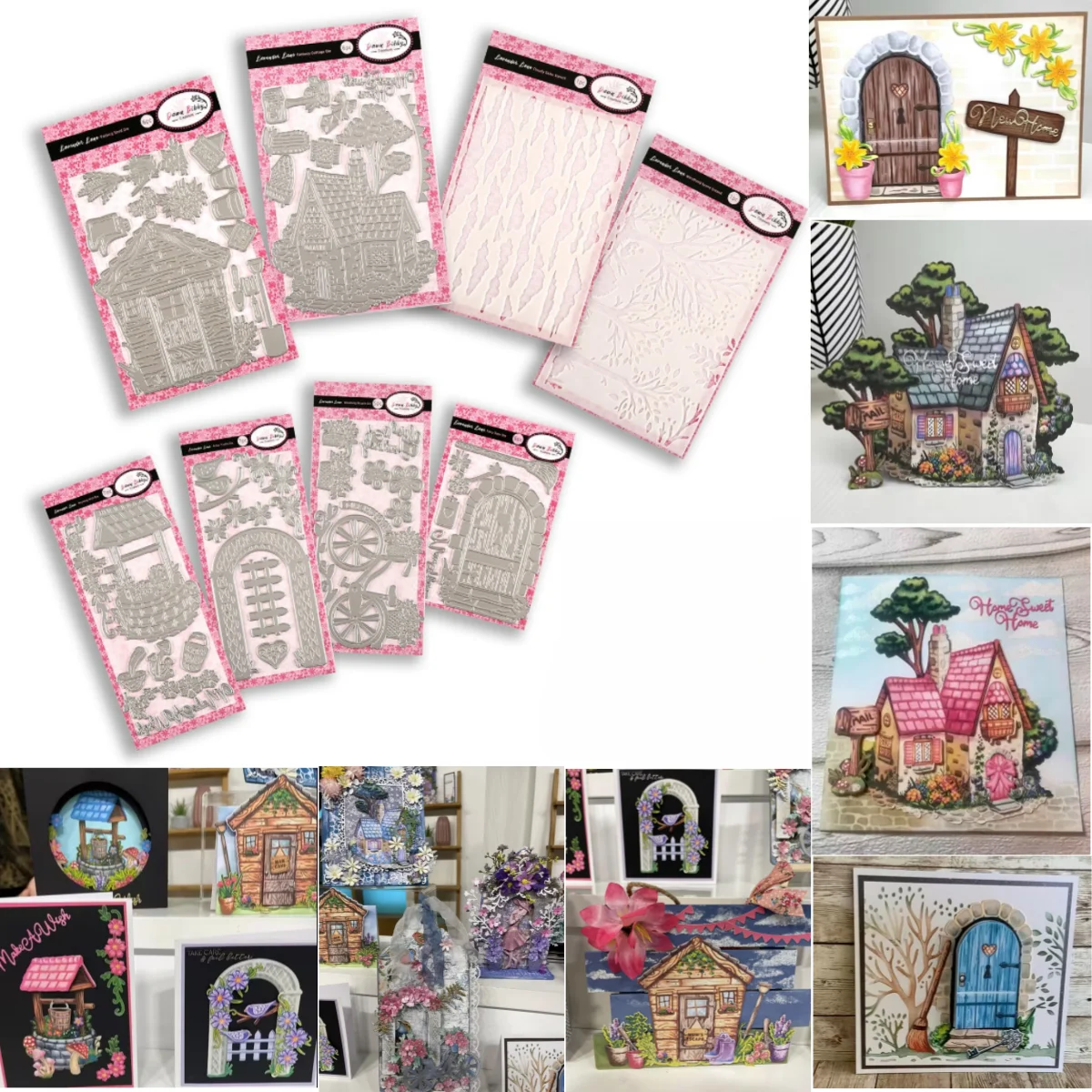 Wishing Well Garden Shed House Metal Cutting Dies Stencil Diy Making Card Scrapbook Album Di Carta In Rilievo Decorazione Primavera