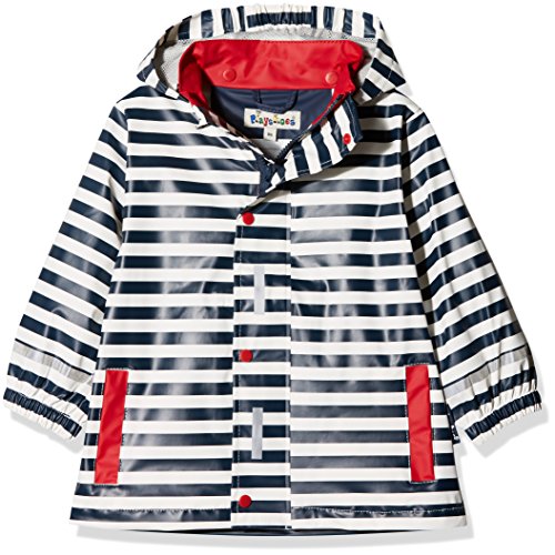 Playshoes Giacca Da Pioggia, Abbigliamento Antipioggia Antivento E Impermeabile Unisex - Bambini E Ragazzi, Marittimo, 140