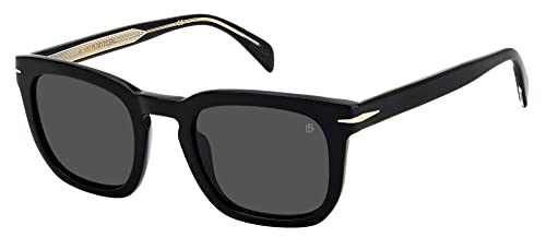 David Beckham Db 7076/S Occhiali Da Sole, Nero, 50 Uomo
