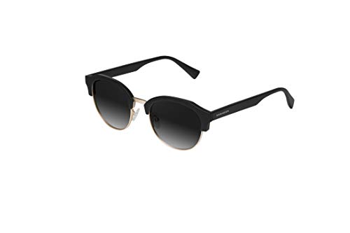 Hawkers Classic Rounded, Occhiali Da Sole Unisex - Adulto, Black - Dark, Taglia Unica