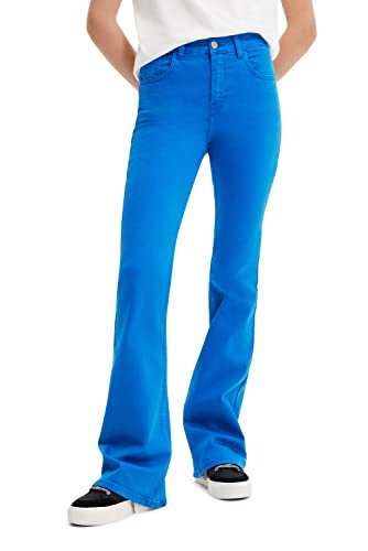 Desigual Denim_Mia, 5020 Mineral Blue Jeans, 34 Da Donna