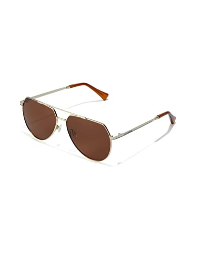 Hawkers Shadow Polarized, Occhiali Da Sole Unisex - Adulto, Polarized Karat Brown, Taglia Unica