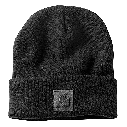 Carhartt, Knit Beanie A Unisex, Nero, Ofa