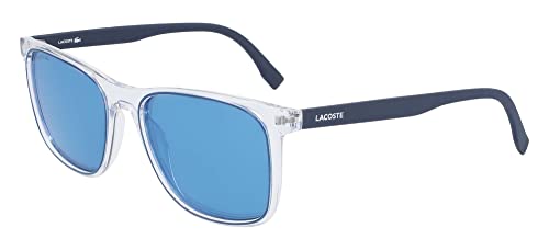 Lacoste L882S-414, Occhiali Uomo, Crystal/Navy, Taglia Unica