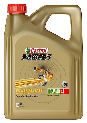 Castrol Power1 4T 10W-40 - Olio Motore A 4 Tempi, 4 L