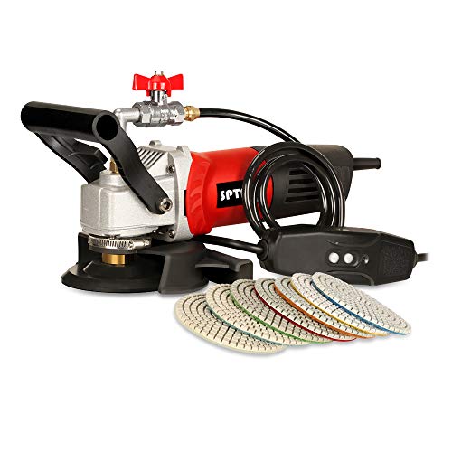 Spta 230V 800W Lucidatrice Ad Acqua Lucidatrice Bagnata Lucidatrice A Umido Lucidatrice Elettrica Per Pietra Con Velocità Variabile, Per Marmo, Cement