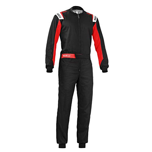 Sparco 002343Nrrs4Xl Rookie Tuta Da Kart, Xl, Nero/R