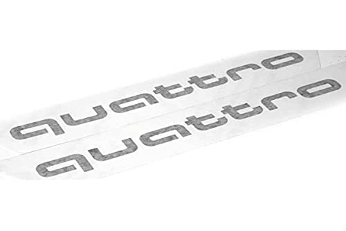 Audi Original Q2 C Di Blade Parete Set Quattro Exterieur Scritta Florettsilber 81 A064317 Z7G