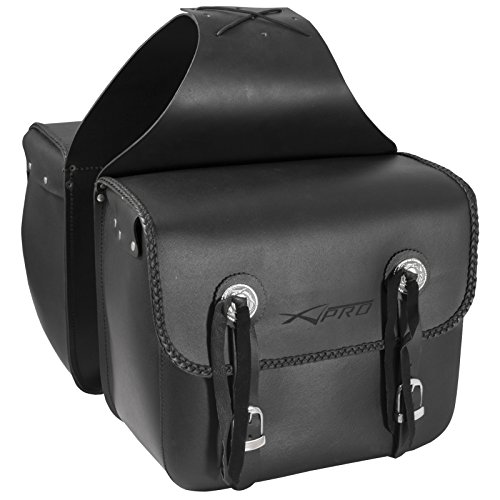 A-Pro Saddle Bags Pair Motorcycle Motorbike Universal 18 Lt Each Pannier