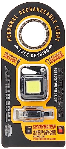 True Utility Buttonlite Taglia Unica Nero