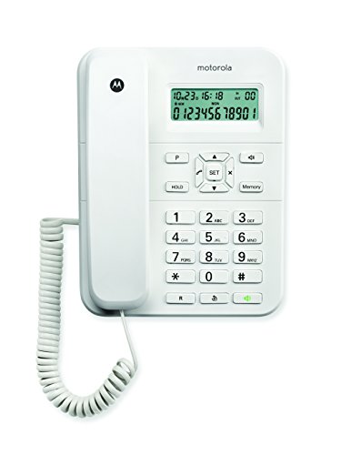 Motorola Ct202 - Teléfono De Sobremesa Con Cable. Color Blanco