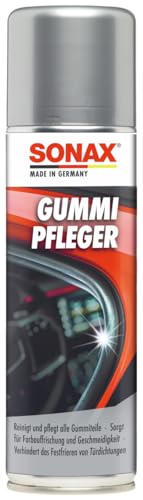 Sonax Nerogomme Spray, Pulisce E Mantiene Elastiche Tutte Le Parti In Gomma E Ne Ravviva I Colori E La Flessibilità, Protegge Le Guarnizioni Dal Gelo,