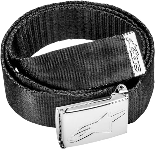 Alpinestars, Ageless Web, Cintura, Nero/Cromo, Os, Uomo